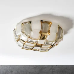 Slamp Væglamper > Mida væglampe, 50 cm, hvid-guld
