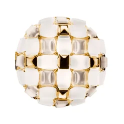 Slamp Væglamper > Mida væglampe, 50 cm, hvid-guld