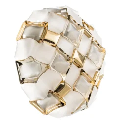 Slamp Væglamper > Mida væglampe, 50 cm, hvid-guld