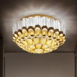 Slamp Loftlamper > Odeon Ceiling Loftlampe, guld, Ø 65 cm