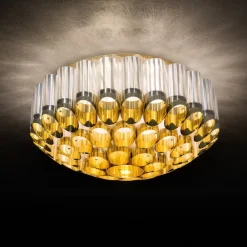 Slamp Loftlamper > Odeon Ceiling Loftlampe, guld, Ø 65 cm