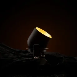 The Light Group Loftlamper|Indbygningsspots > SLC Cup LED-indbygningsdownlight sort/guld 3.000 K