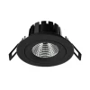 The Light Group Loftlamper > SLC DL04 LED-indbygningslampe sort 2.700 K