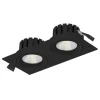 The Light Group Nedgravet Udebelysning|Udendørs Spot > SLC DL04 Square X2 LED-lampe 2700K sort