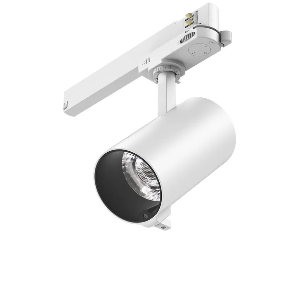 Skinnesystem ^ The Light Group SLC LED-spot Meta Pro AI dobbelt sensor, hvid, 3-fase skinne