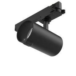 The Light Group Skinnesystem > SLC LED-spot Meta Pro AI dobbelt sensor, sort, 3-faset