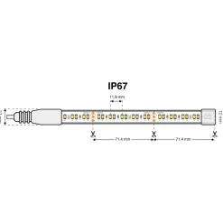 The Light Group Led Strips > SLC LED-Strip Tunable White 827-865 10m 125W IP67