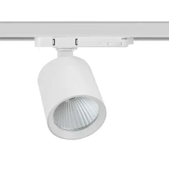 The Light Group Arbejdsrum/Kontor|Skinnesystem > SLC LED track spot Fox, hvid, 3.000 K, 3-fase skinne