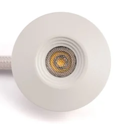 Loftlamper|Indbygningsspots ^ The Light Group SLC MiniOne Fast LED-downlight IP65 hvid 930