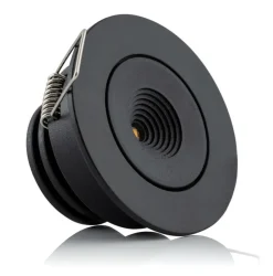 The Light Group Loftlamper|Indbygningsspots > SLC MiniOne Tilt LED-indbygningslampe sort 2.700 K