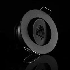 The Light Group Loftlamper|Indbygningsspots > SLC MiniOne Tilt LED-indbygningslampe sort 2.700 K