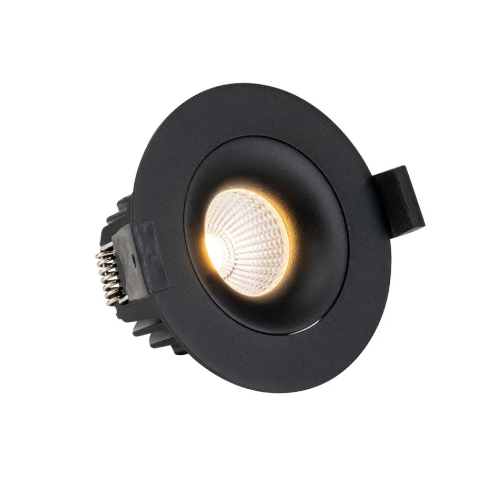 Indbygningsspots ^ The Light Group SLC OnePro LED-indbygningsdownlight sort 4.000 K