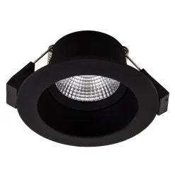 Loftlamper|Indbygningsspots ^ The Light Group SLC One Soft LED indbygningsspot sort 2.700K