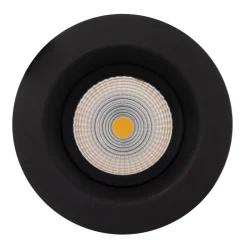 Loftlamper|Indbygningsspots ^ The Light Group SLC One Soft LED indbygningsspot sort 2.700K