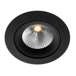 The Light Group Loftlamper|Indbygningsspots > SLC One 360° SunLike LED indbygningslampe sort 927