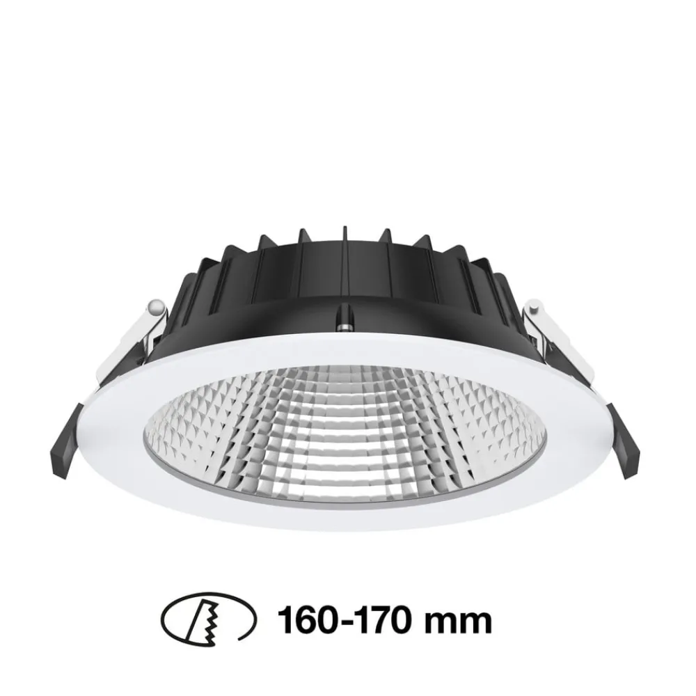 The Light Group Indbygningsspots > SLC Shift LED-indbygningsspot Ø 19cm CCT, hvid
