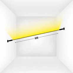 Led Strips ^ The Light Group SLC SkyLine-profil til LED-strips, længde 6 m