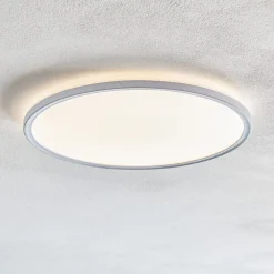 Loftlamper ^ Briloner Slim LED-panel rundt RGBW effekt Ø42cm hvidt