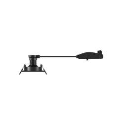 SLV Loftlamper|Spotlights > Forsænket loftlampe New Tria, sort, aluminium, længde 8,2 cm