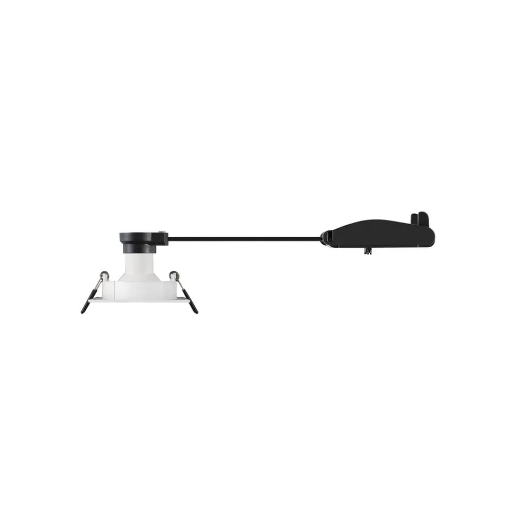 SLV Indbygningsspots > Forsænket loftlampe New Tria, hvid, aluminium, længde 8,2 cm