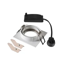 SLV Indbygningsspots > Forsænket loftlampe New Tria, hvid, aluminium, længde 8,2 cm