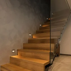 SLV Indbygningsspots|Spotlights > Frame Curve LED-indbygningslampe sølv
