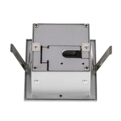 SLV Indbygningsspots|Spotlights > Frame Curve LED-indbygningslampe sølv