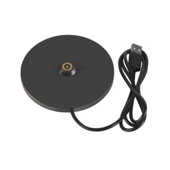 Dekorationsbelysning|Bordlamper ^ SLV genopladelig LED-lampe Vinolina Two, rustfarvet, aluminium, Ø 11 cm