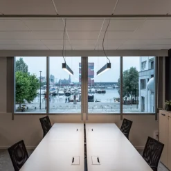 Arbejdsrum/Kontor ^ SLV Glenos LED-pendel 205 cm sort