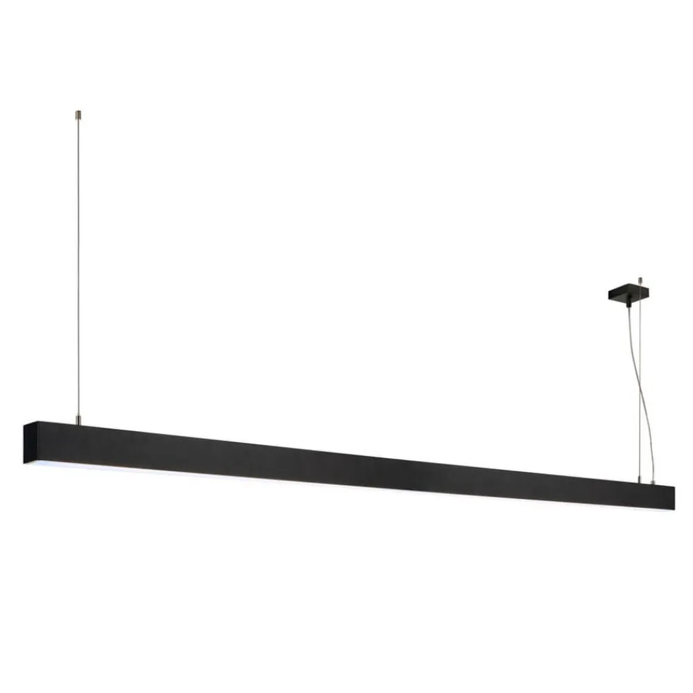 Arbejdsrum/Kontor ^ SLV Glenos LED-pendel 205 cm sort