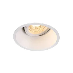 SLV Indbygningsspots > Horn indbygningslampe, QPAR51, hvid, aluminium, Ø 10,5 cm