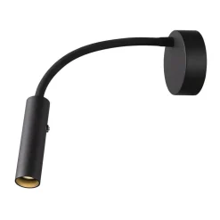 SLV Væglamper|Væglamper > Karpo Goose LED-væglampe, dæmpbar, sort