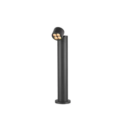 SLV Gadebelysning > LED-gadelampe R-Cube 70, antracit, aluminium, højde 70 cm