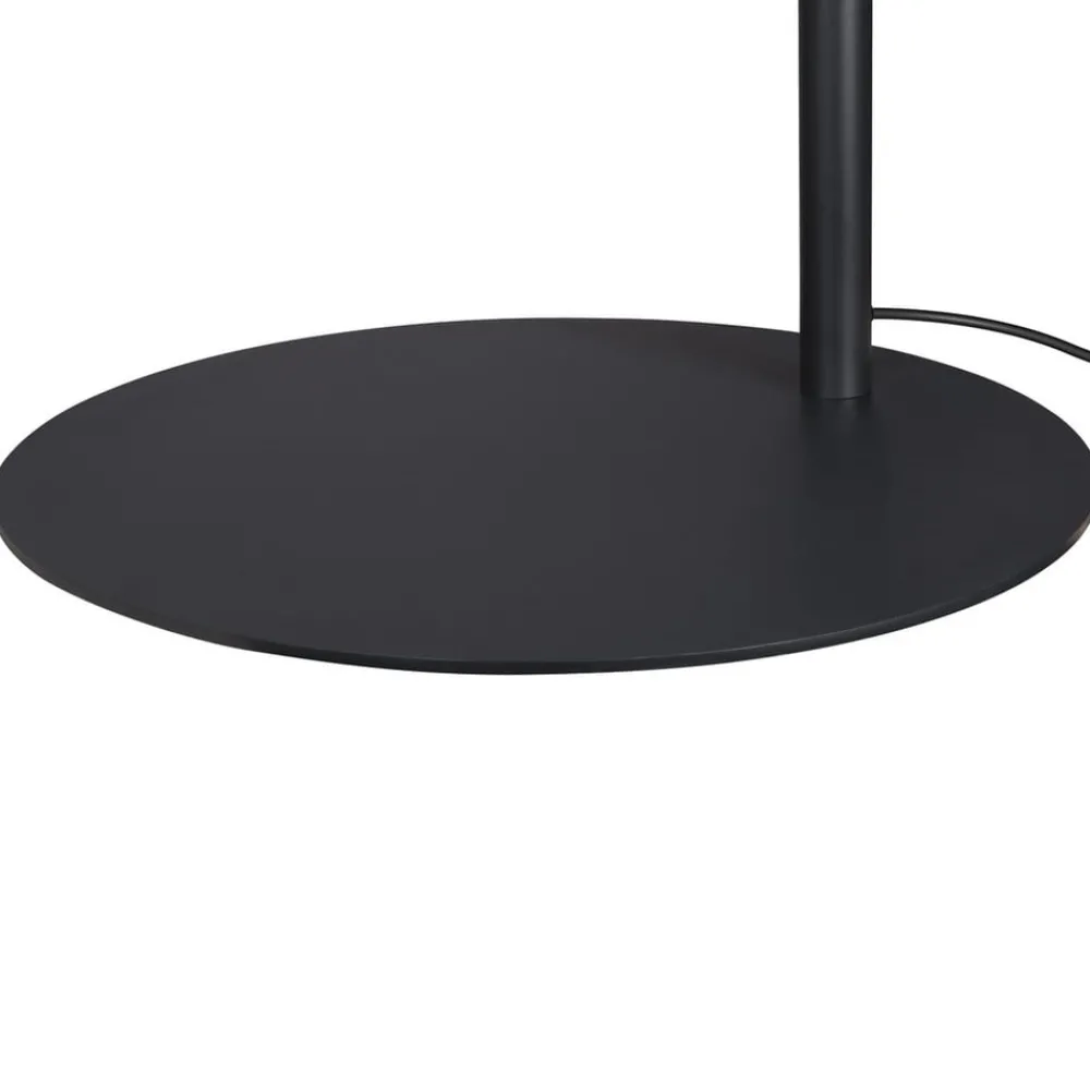 SLV Gulvlamper|Gulvlamper > LED-gulvlampe One Bow FL, sort/messingfarvet, stål