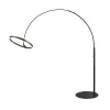 Gulvlamper ^ SLV LED-gulvlampe One Bow FL, sort, stål, højde 232 cm
