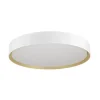 Loftlamper|Loftlamper ^ SLV LED-loftlampe Decona, Ø 42 cm, hvid/guldfarvet, metal