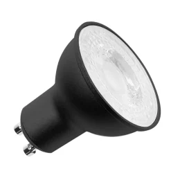 SLV Dæmpbar Led-Pære|Led Pærer > LED-reflektorpære GU10, 6 W, 3.000K, dæmpbar, sort