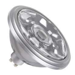 Dæmpbar Led-Pære ^ SLV LED-reflektor QPAR111 GU10 sølv 12,5W 3000K 950 lumen
