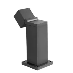 SLV Sokkellamper > LED-sokkellampe S-Cube 35, antracit, aluminium, højde 35 cm