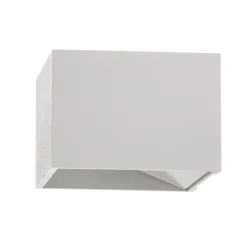 SLV Væglamper > LED-væglampe Logs In, hvid/hvid, aluminium, bredde 10 cm
