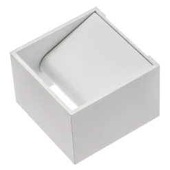 SLV Væglamper > LED-væglampe Logs In, hvid/hvid, aluminium, bredde 10 cm