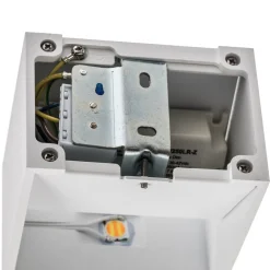SLV Væglamper > LED-væglampe Logs In, hvid/hvid, aluminium, bredde 10 cm