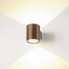 Væglamper ^ SLV LED-væglampe Oculus, Ø 9 cm, dæmpbar til varmt lys, metal