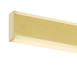SLV Væg- Og Spejllamper|Væglamper > LED-væglampe til badeværelset One Linear, 70 cm, messingfarvet