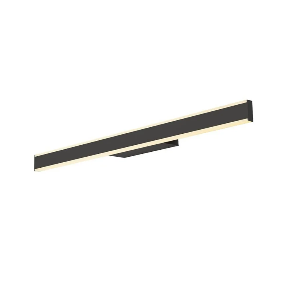 SLV Væg- Og Spejllamper > LED-væglampe til badeværelset One Linear, 70 cm, sort, CCT