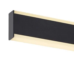SLV Væg- Og Spejllamper > LED-væglampe til badeværelset One Linear, 70 cm, sort, CCT