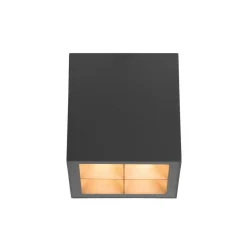 SLV Terrassebelysning|Udendørs Loftlamper > loftlampe S-Cube, antracit, aluminium, længde 9,5 cm