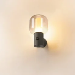 SLV Væglampe Med Sensor > Ovalisk Sensor udendørs væglampe CCT