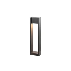 Gadebelysning ^ SLV Quad Pole LED-vejlampe, antracit, aluminium, højde 90 cm