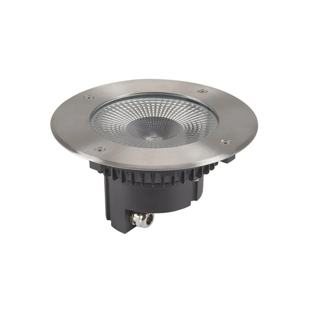 Nedgravet Udebelysning ^ SLV Rocci 200 LED indbygget gulvlampe rund Ø 20cm